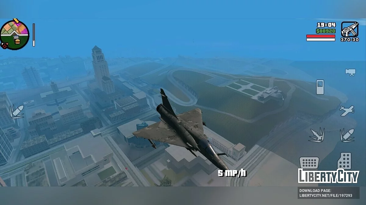 Dassault Mirage 2000 [DFF Only] / GTA San Andreas (iOS, Android)