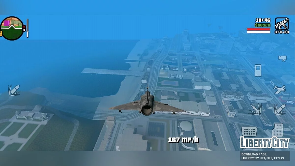 Dassault Mirage 2000 [DFF Only] / GTA San Andreas (iOS, Android)