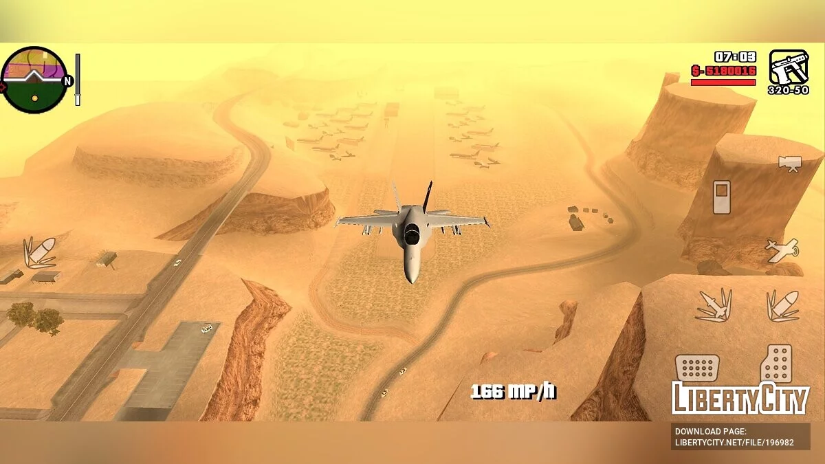 F/A-18 Hornet [DFF Only] / GTA San Andreas (iOS, Android)
