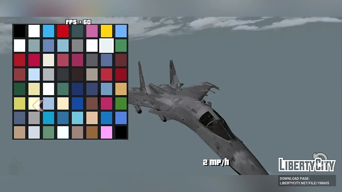 SU-34 HellDuck [Hanya DFF] / GTA San Andreas (iOS, Android)