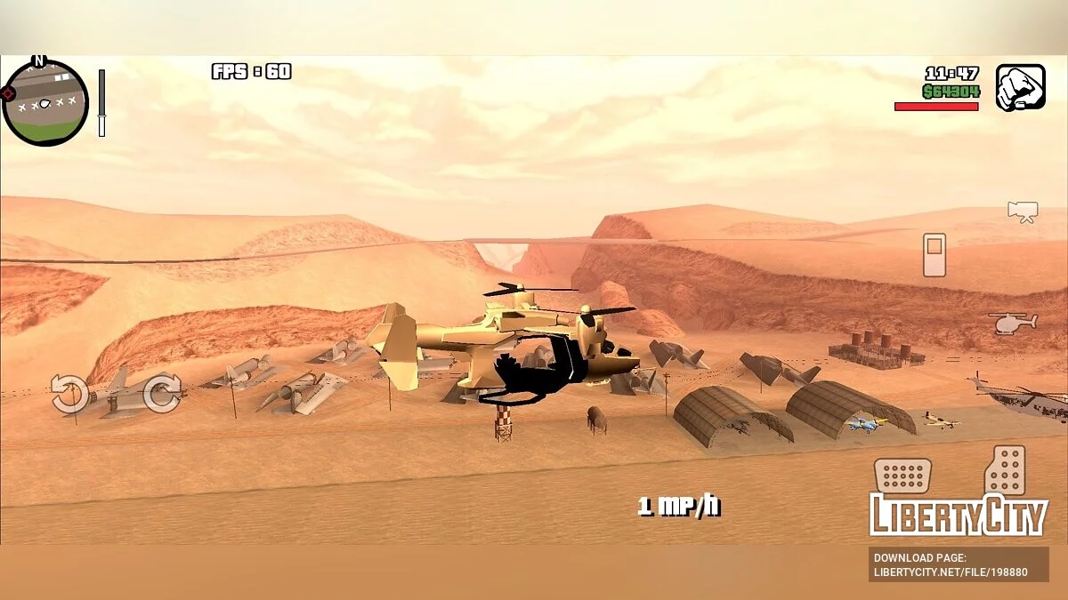 UH-144 [Лише DFF] / GTA San Andreas (iOS, Android)