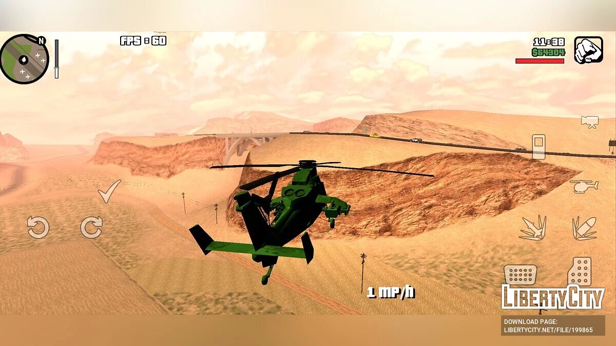 Eurocopter Tigre [DFF Only] / GTA San Andreas (iOS, Android)