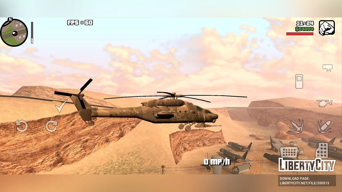 HP-48 Krokodil [DFF Only] / GTA San Andreas (iOS, Android)