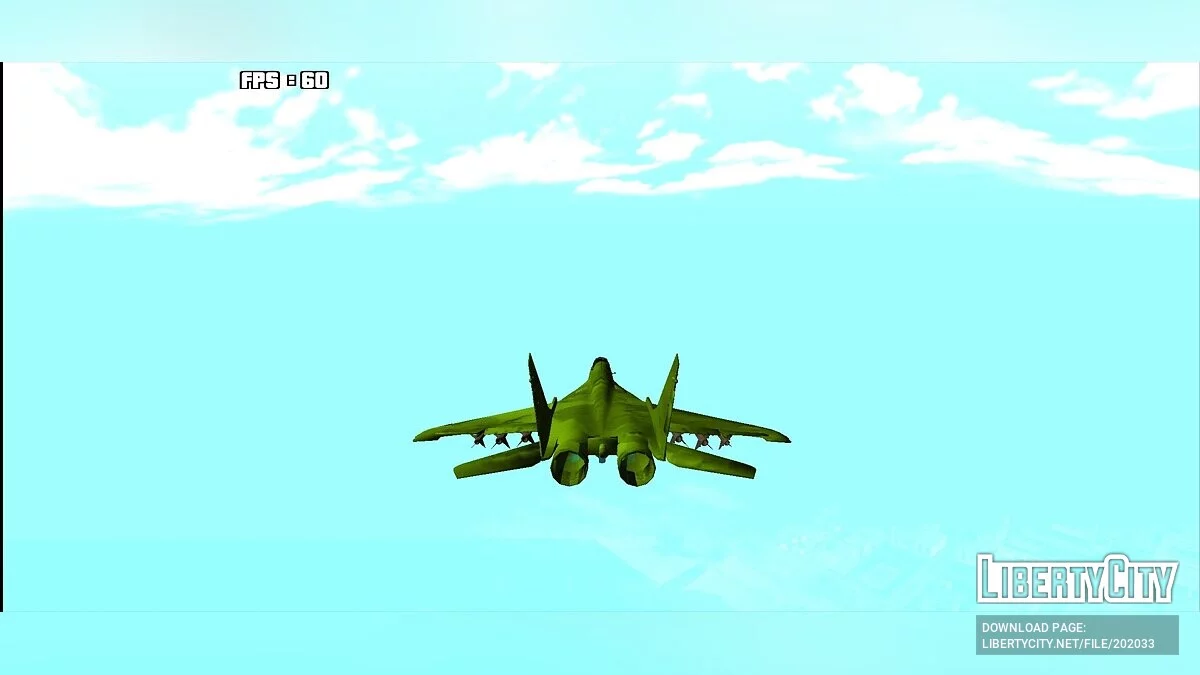 MiG-29 [DFF Only] / GTA San Andreas (iOS, Android)