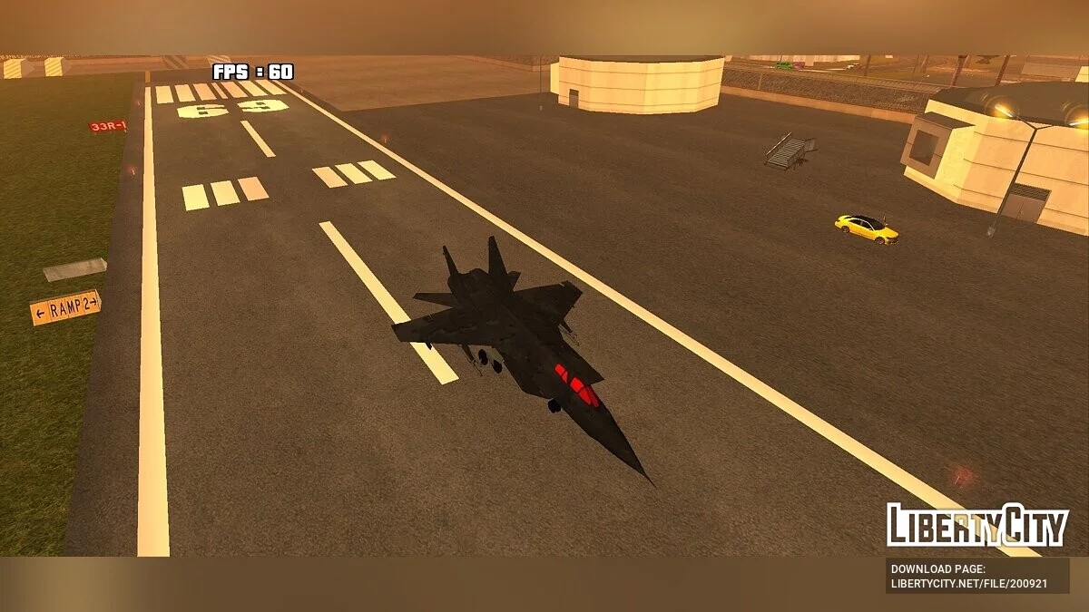 MIG-31 [DFF Only] / GTA San Andreas (iOS, Android)