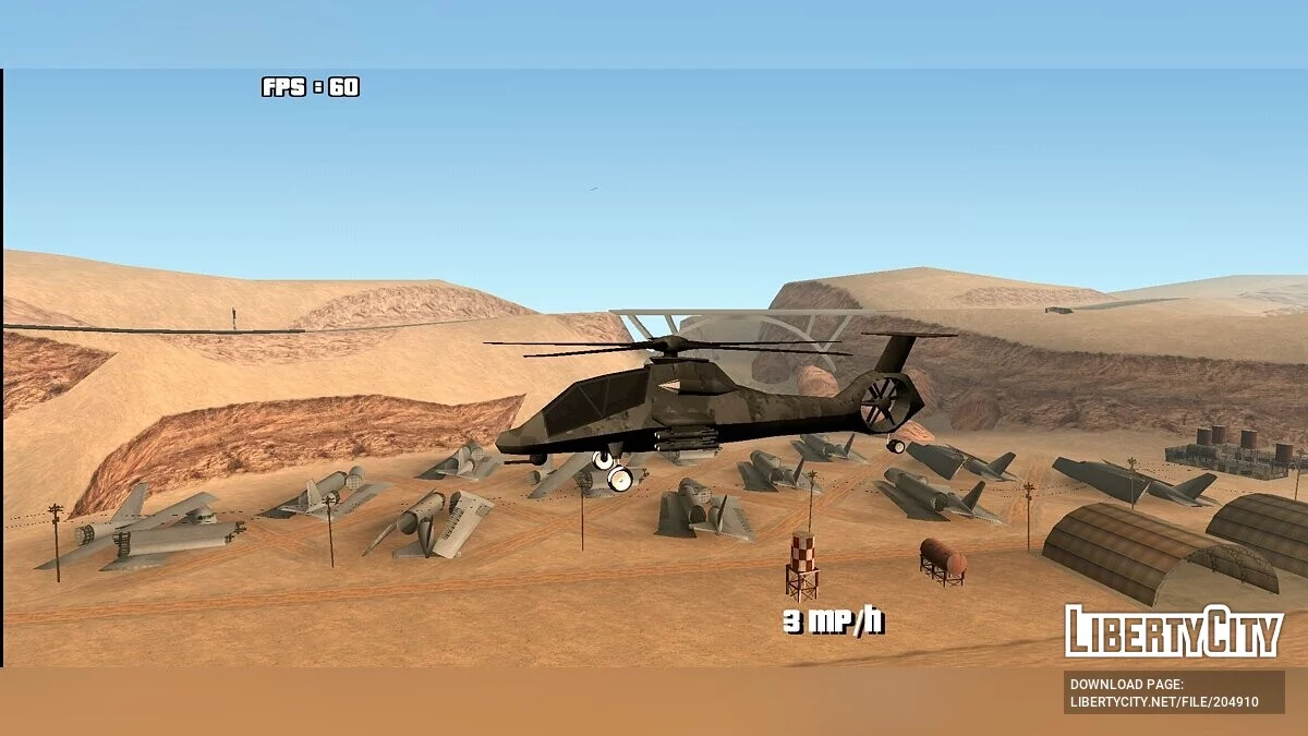 RAH-66 [DFF Only] / GTA San Andreas (iOS, Android)