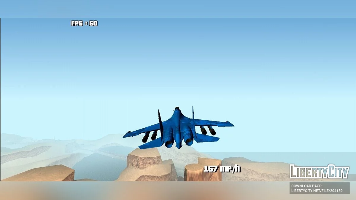 SU-35 [DFF Only] / GTA San Andreas (iOS, Android)
