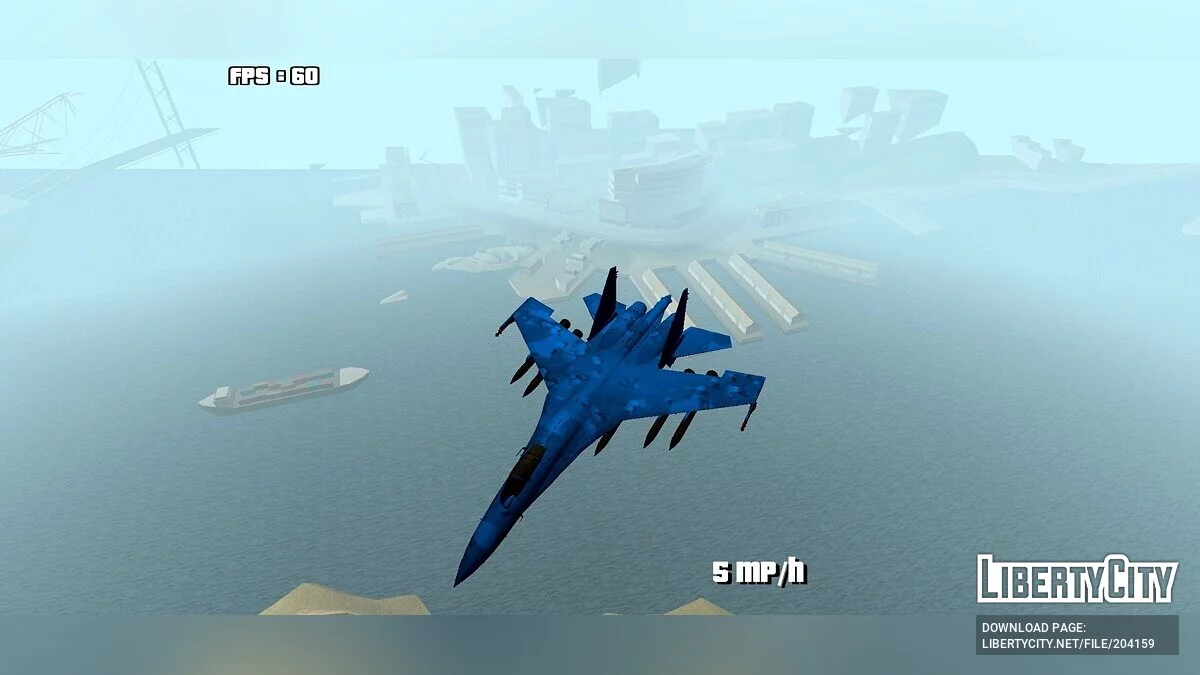 SU-35 [DFF Only] / GTA San Andreas (iOS, Android)
