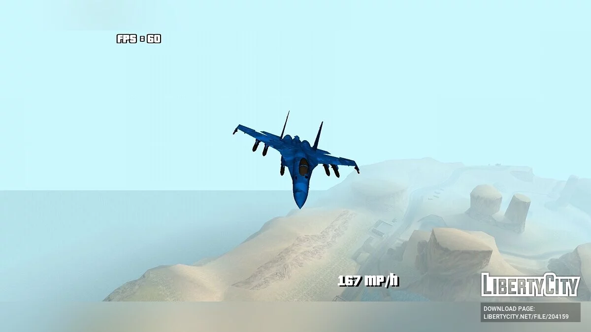 SU-35 [DFF Only] / GTA San Andreas (iOS, Android)