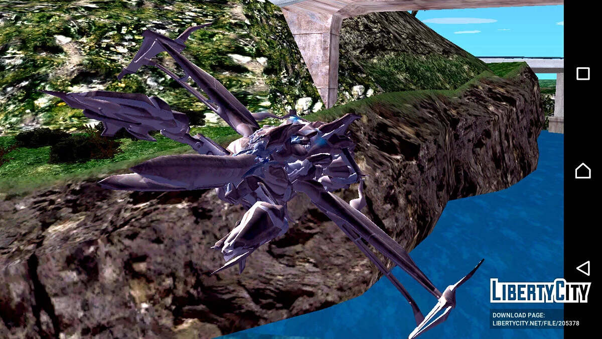 Megatron Cybertronian Jet / GTA San Andreas (iOS, Android)
