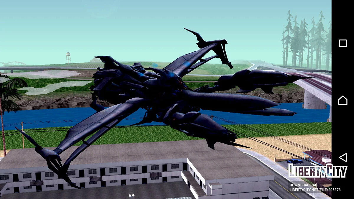 Megatron Cybertronian Jet / GTA San Andreas (iOS, Android)