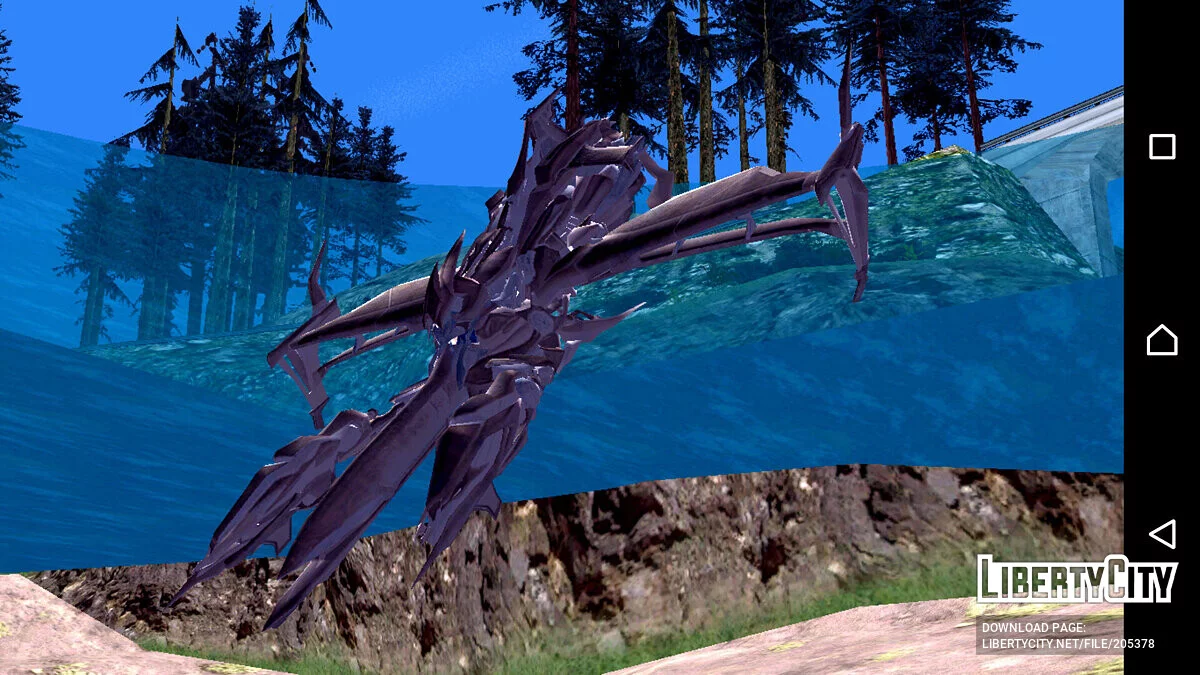 Megatron Cybertronian Jet / GTA San Andreas (iOS, Android)