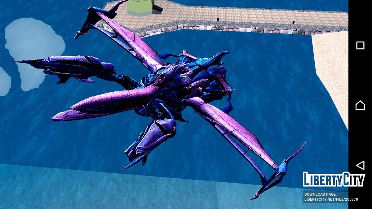 Megatron Cybertronian Jet / GTA San Andreas (iOS, Android)