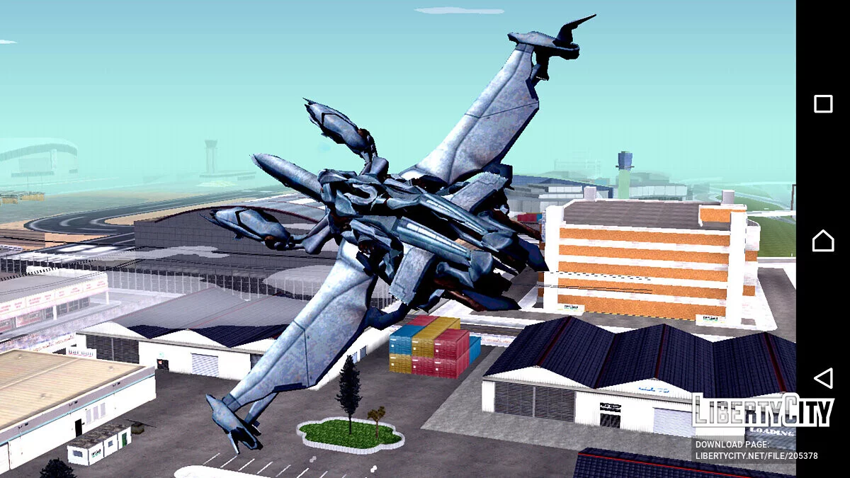 Megatron Cybertronian Jet / GTA San Andreas (iOS, Android)
