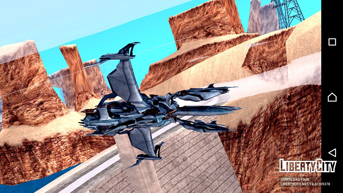 Megatron Cybertronian Jet / GTA San Andreas (iOS, Android)