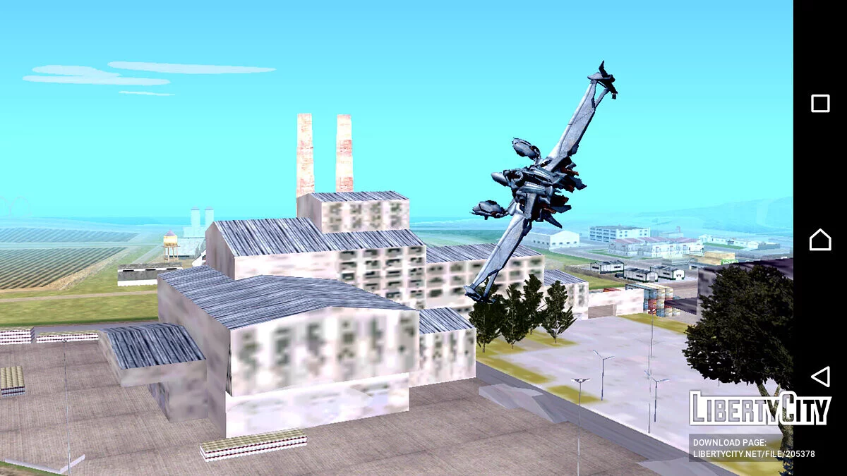 Megatron Cybertronian Jet / GTA San Andreas (iOS, Android)
