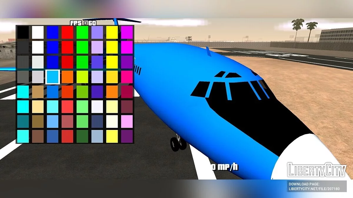 Tu-154 [DFF ONLY] / GTA San Andreas (iOS, Android)