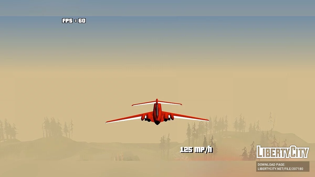 Tu-154 [DFF ONLY] / GTA San Andreas (iOS, Android)