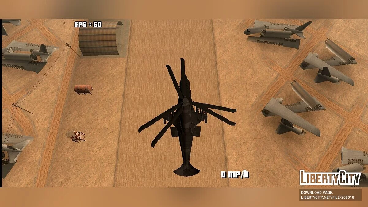 KA-85 [DFF ONLY] / GTA San Andreas (iOS, Android)