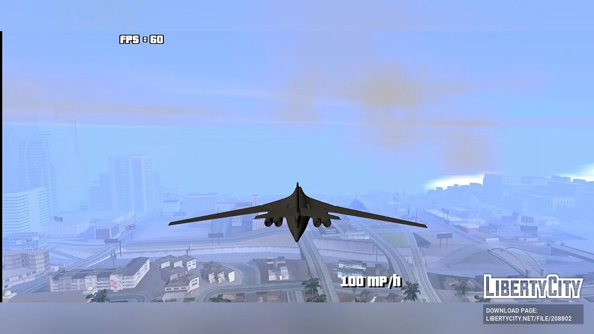 Tu-160 [DFF Only] / GTA San Andreas (iOS, Android)
