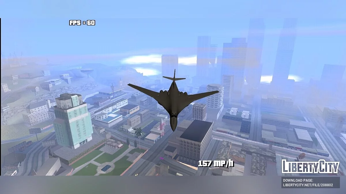 Tu-160 [DFF Only] / GTA San Andreas (iOS, Android)