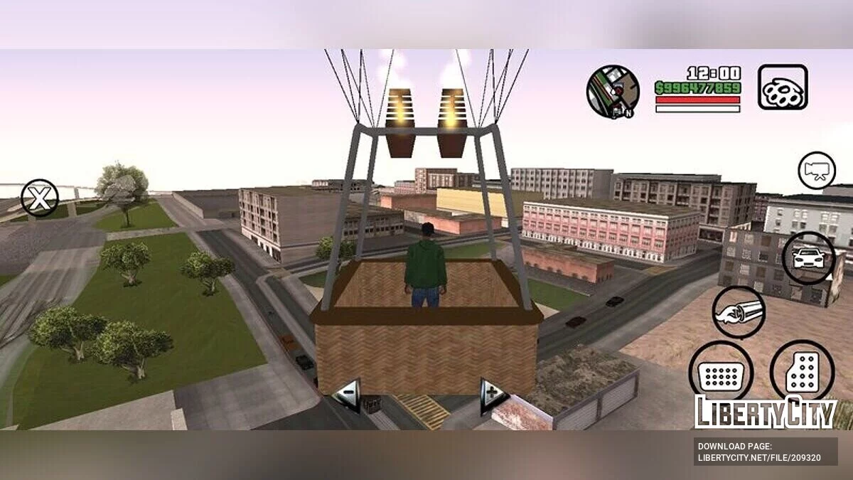 Ballon<p>Air<br /><br />Mod pour Android / GTA San Andreas (iOS, Android)
