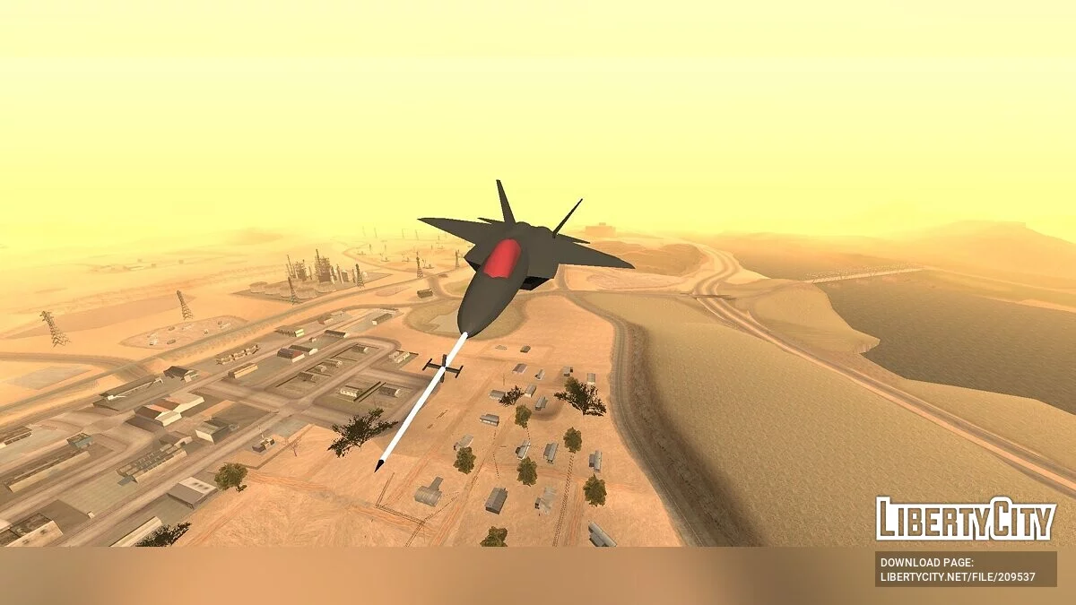 YF-22 [DFF Only] / GTA San Andreas (iOS, Android)