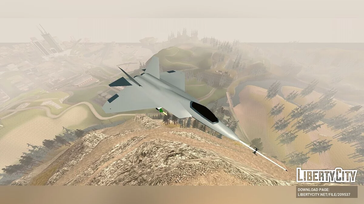 YF-22 [DFF Only] / GTA San Andreas (iOS, Android)