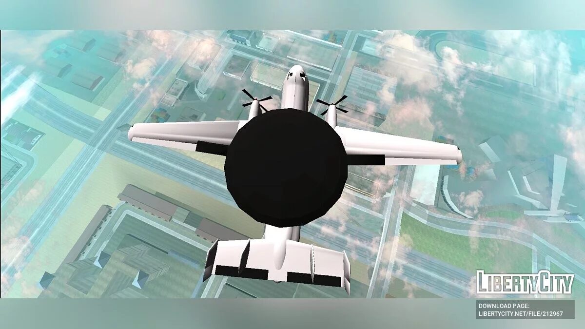 E2C Hawkeye [DFF Only] / GTA San Andreas (iOS, Android)