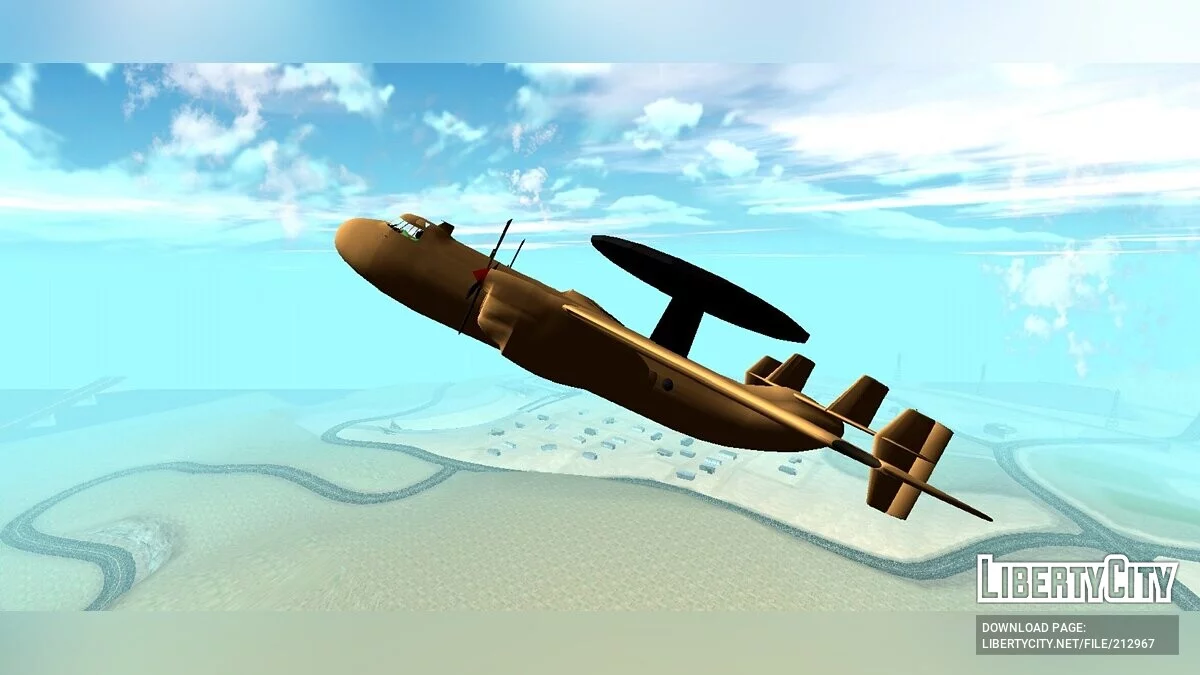 E2C Hawkeye [DFF Only] / GTA San Andreas (iOS, Android)