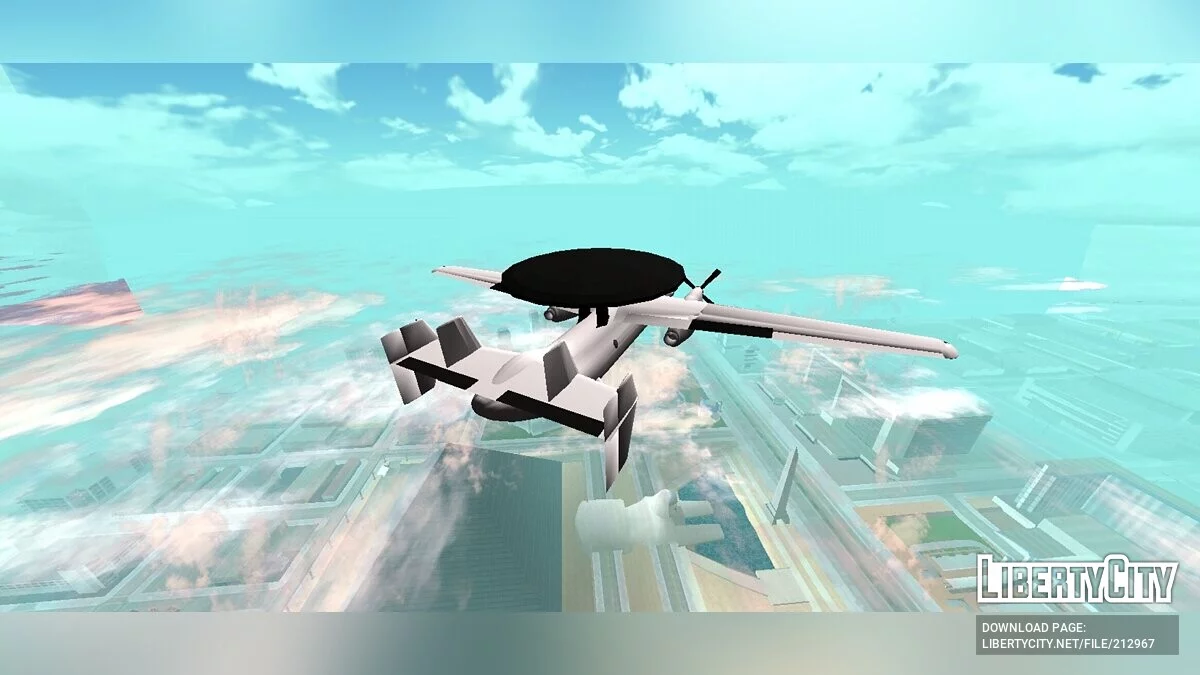 E2C Hawkeye [DFF Only] / GTA San Andreas (iOS, Android)