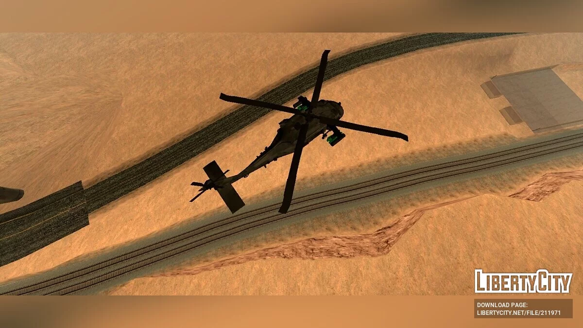 UH-60 BattleHawk [仅DFF] / GTA San Andreas (iOS, Android)