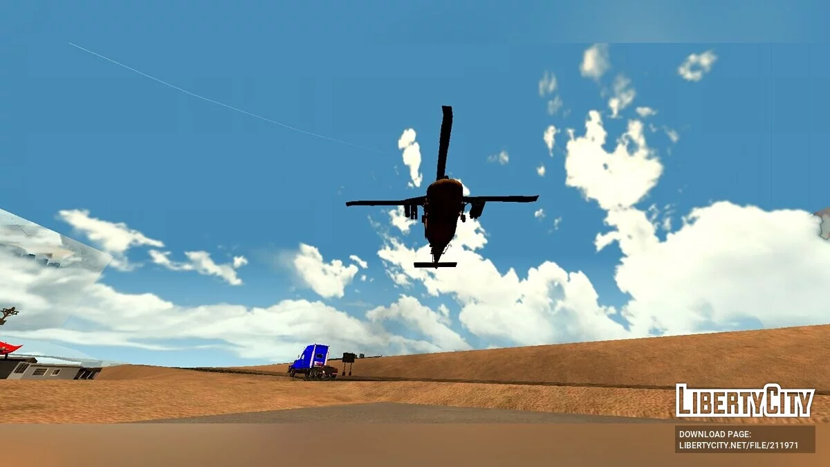 UH-60 BattleHawk [仅DFF] / GTA San Andreas (iOS, Android)
