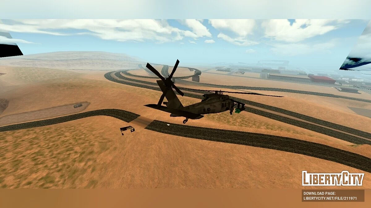 UH-60 BattleHawk [仅DFF] / GTA San Andreas (iOS, Android)