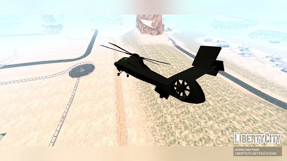 RAH-66 Comanche [DFF Only] / GTA San Andreas (iOS, Android)