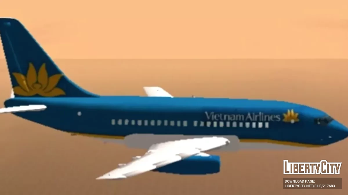 Vietnam Airlines 波音 737-200 / GTA San Andreas (iOS, Android)