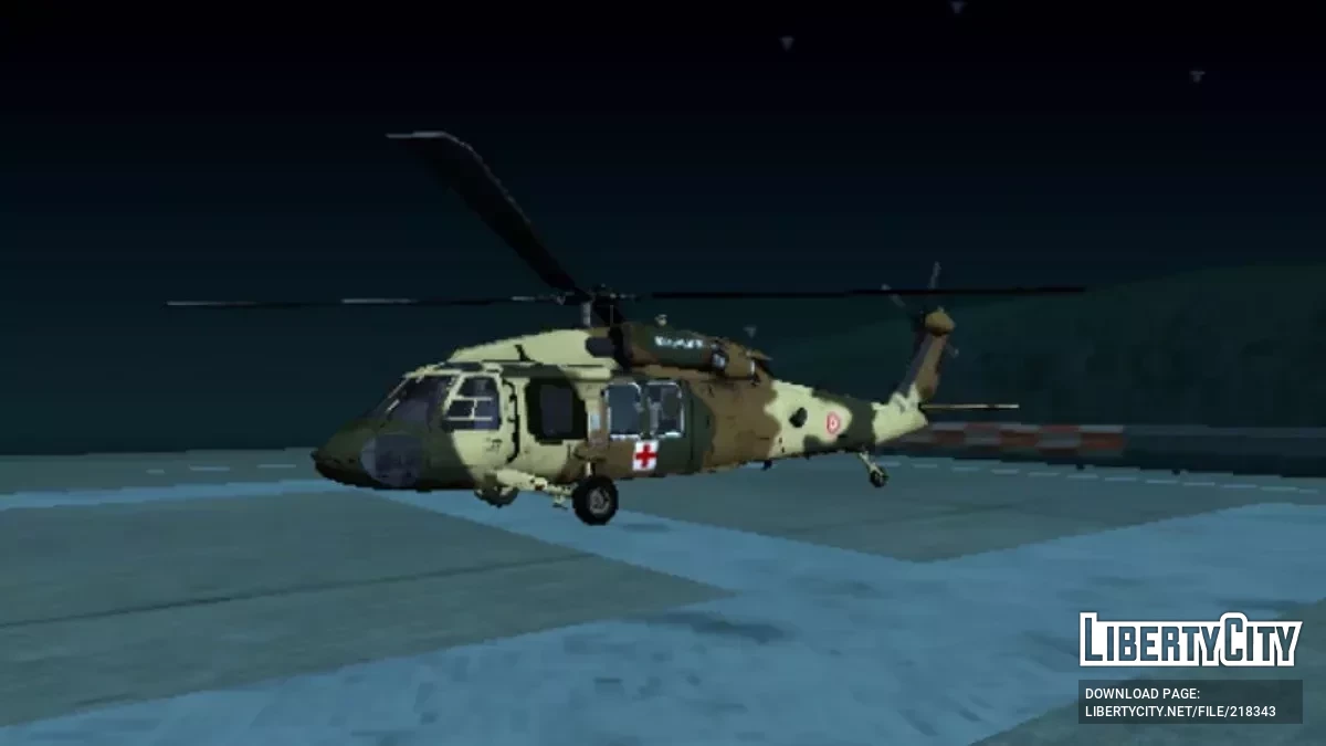 Sikorsky S-70i Blaskhavk / GTA San Andreas (iOS, Android)