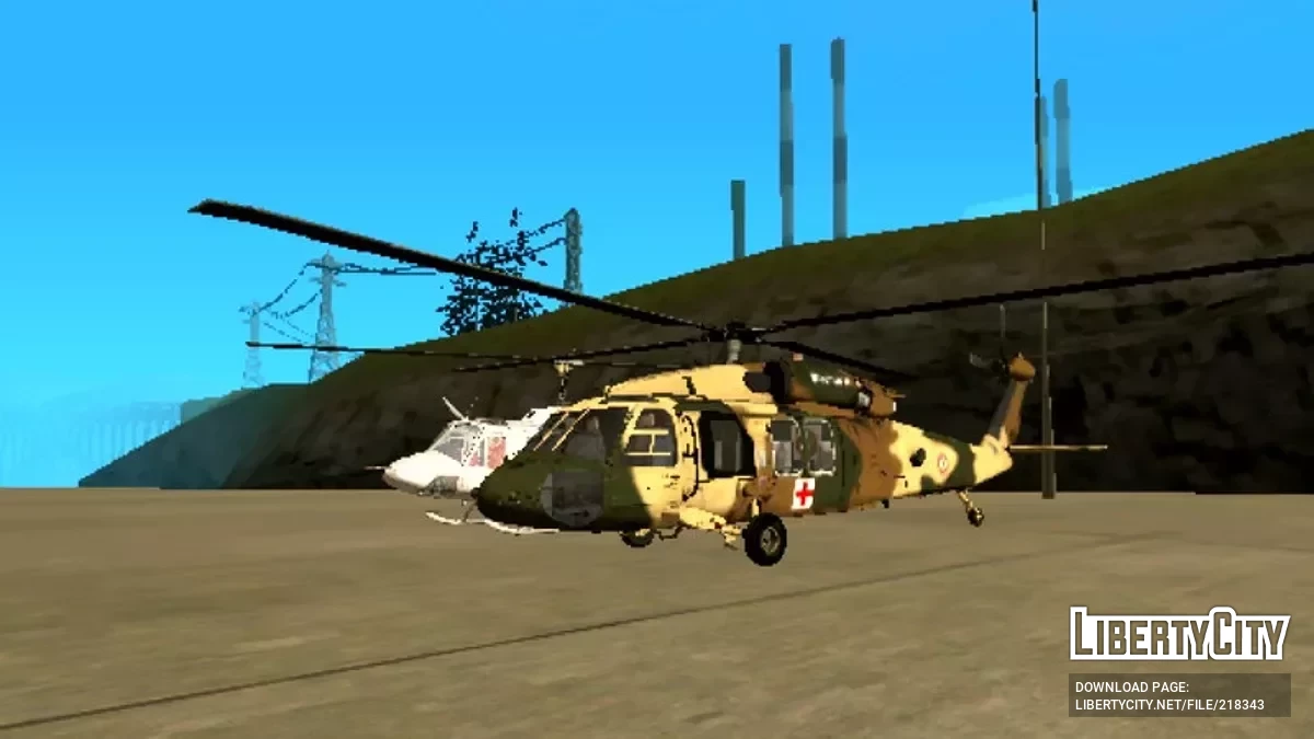 Sikorsky S-70i Blaskhavk / GTA San Andreas (iOS, Android)