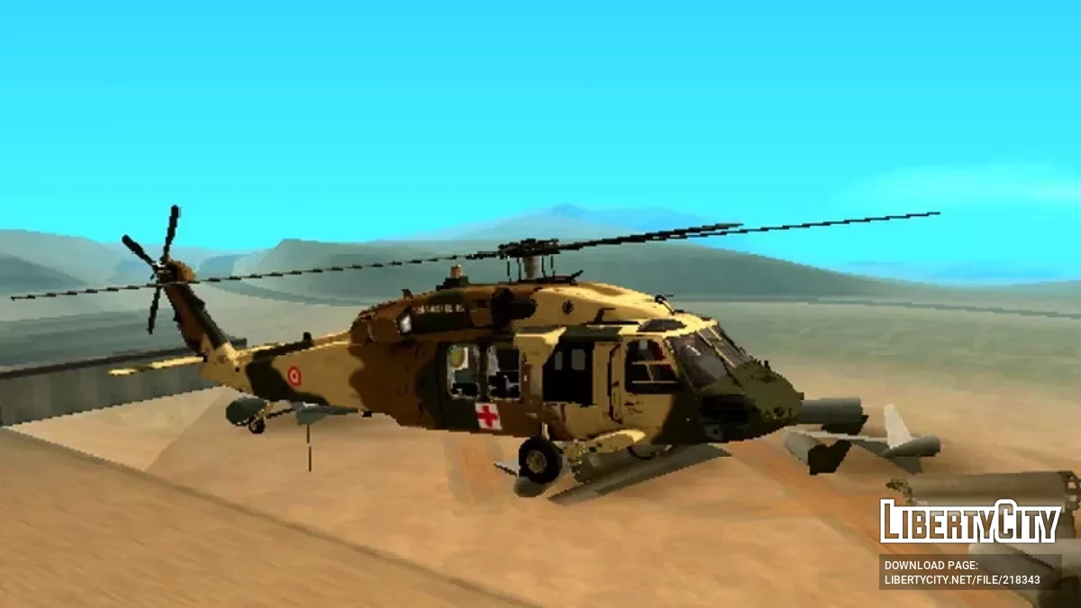 Sikorsky S-70i Blaskhavk / GTA San Andreas (iOS, Android)