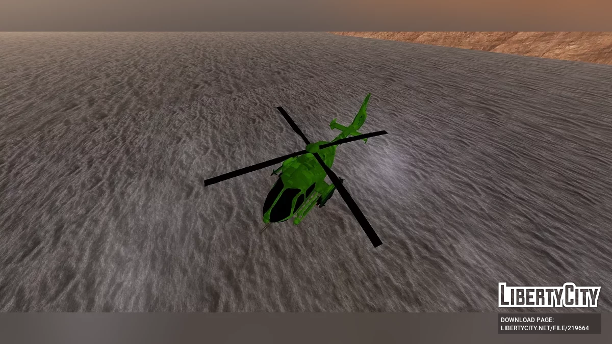 EC-135 [Solo DFF] / GTA San Andreas (iOS, Android)