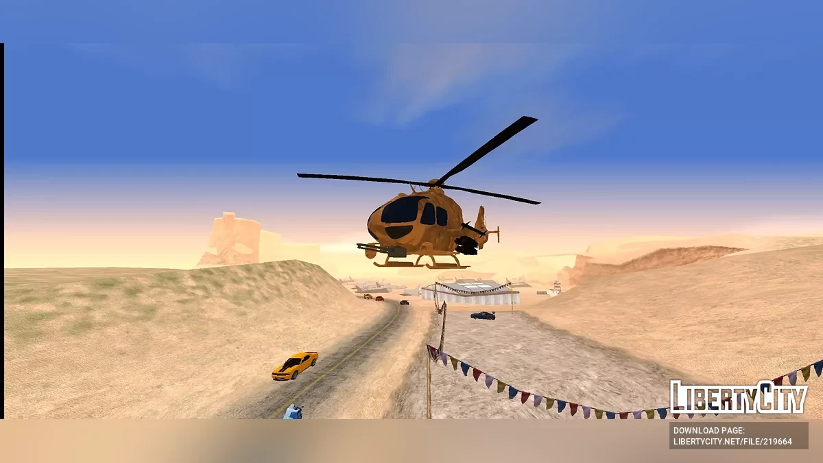 EC-135 [Solo DFF] / GTA San Andreas (iOS, Android)