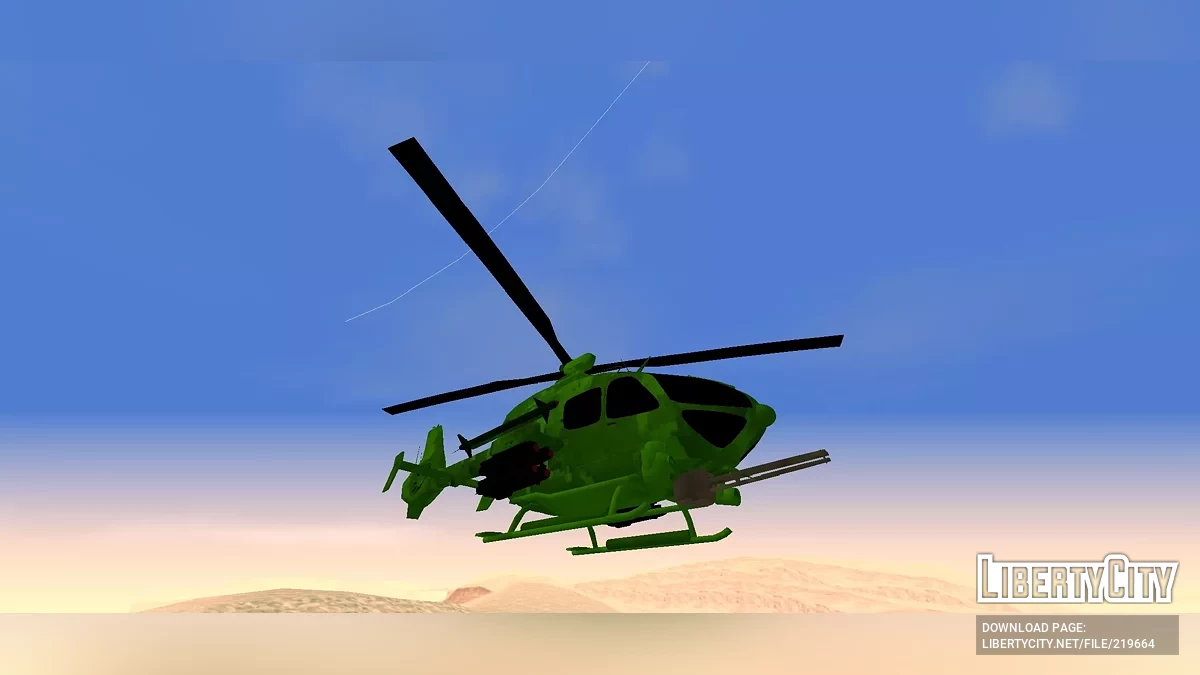 EC-135 [Solo DFF] / GTA San Andreas (iOS, Android)