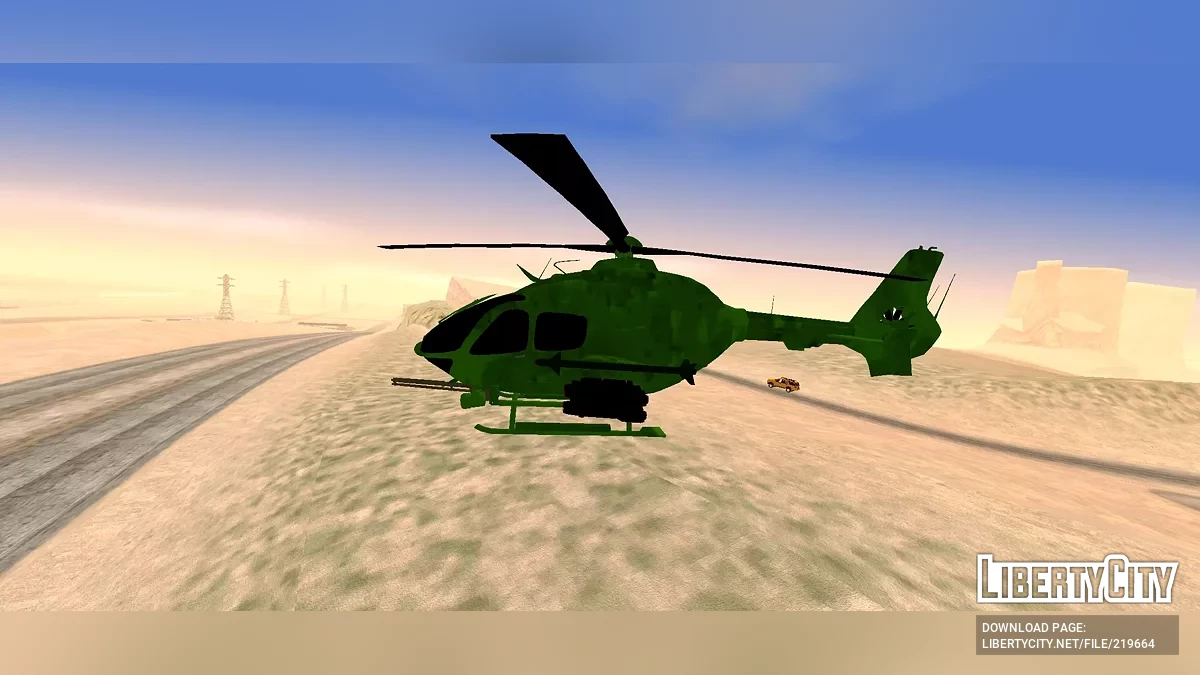 EC-135 [Solo DFF] / GTA San Andreas (iOS, Android)