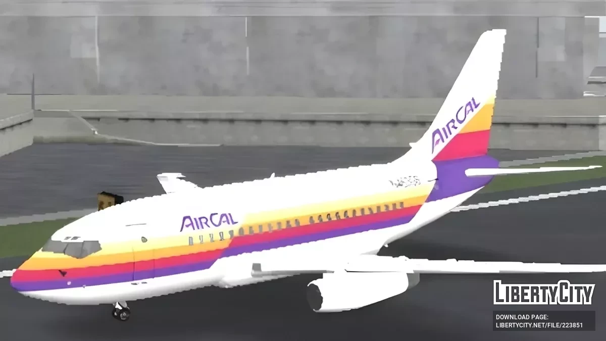 Air California Boeing 737-100 / GTA San Andreas (iOS, Android)