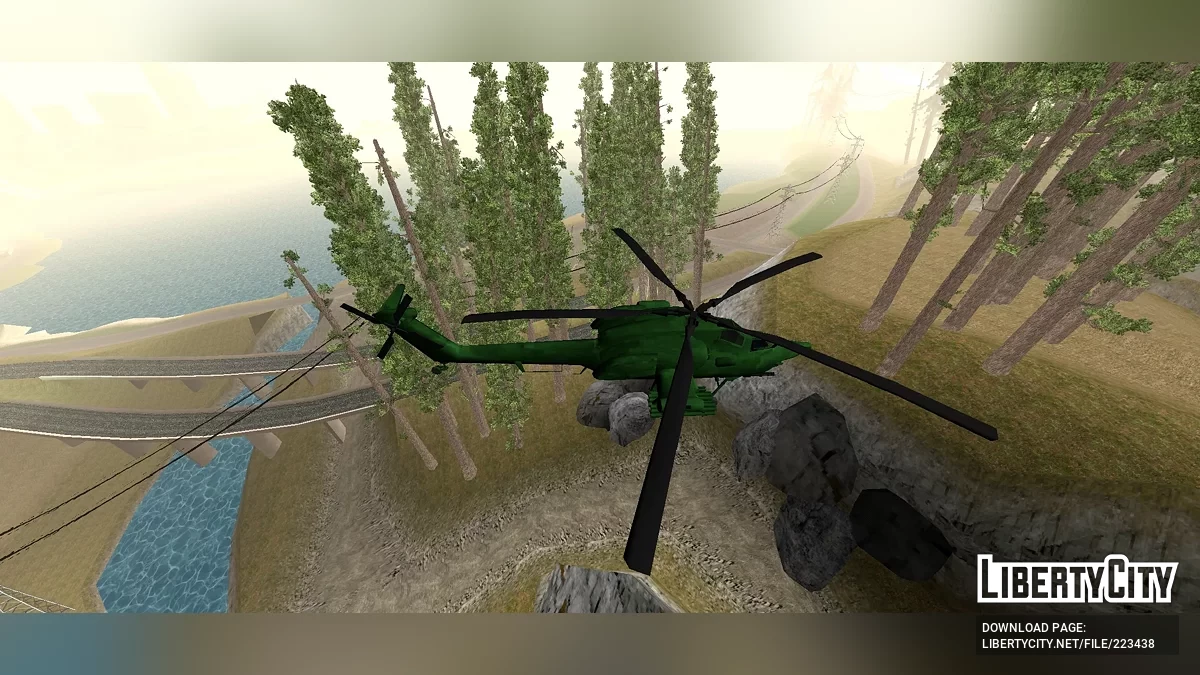 Mi-28 Night Hunter [DFF Only] / GTA San Andreas (iOS, Android)