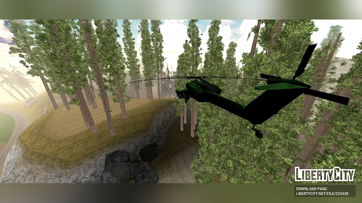 Mi-28 Night Hunter [DFF Only] / GTA San Andreas (iOS, Android)