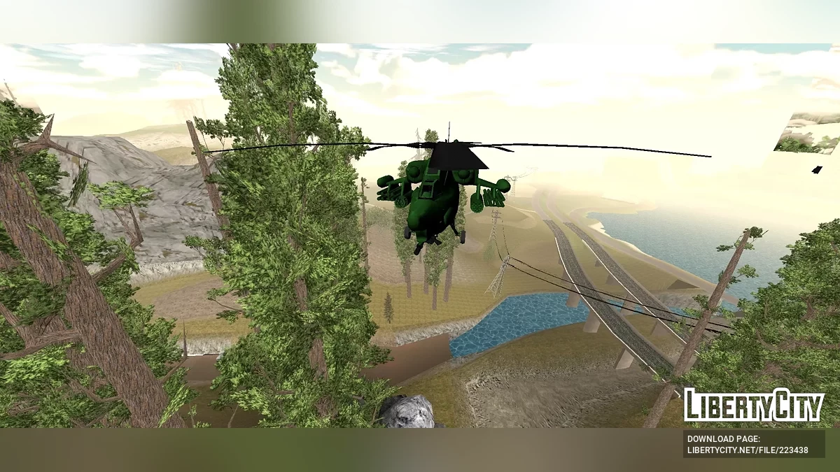 Mi-28 Night Hunter [DFF Only] / GTA San Andreas (iOS, Android)