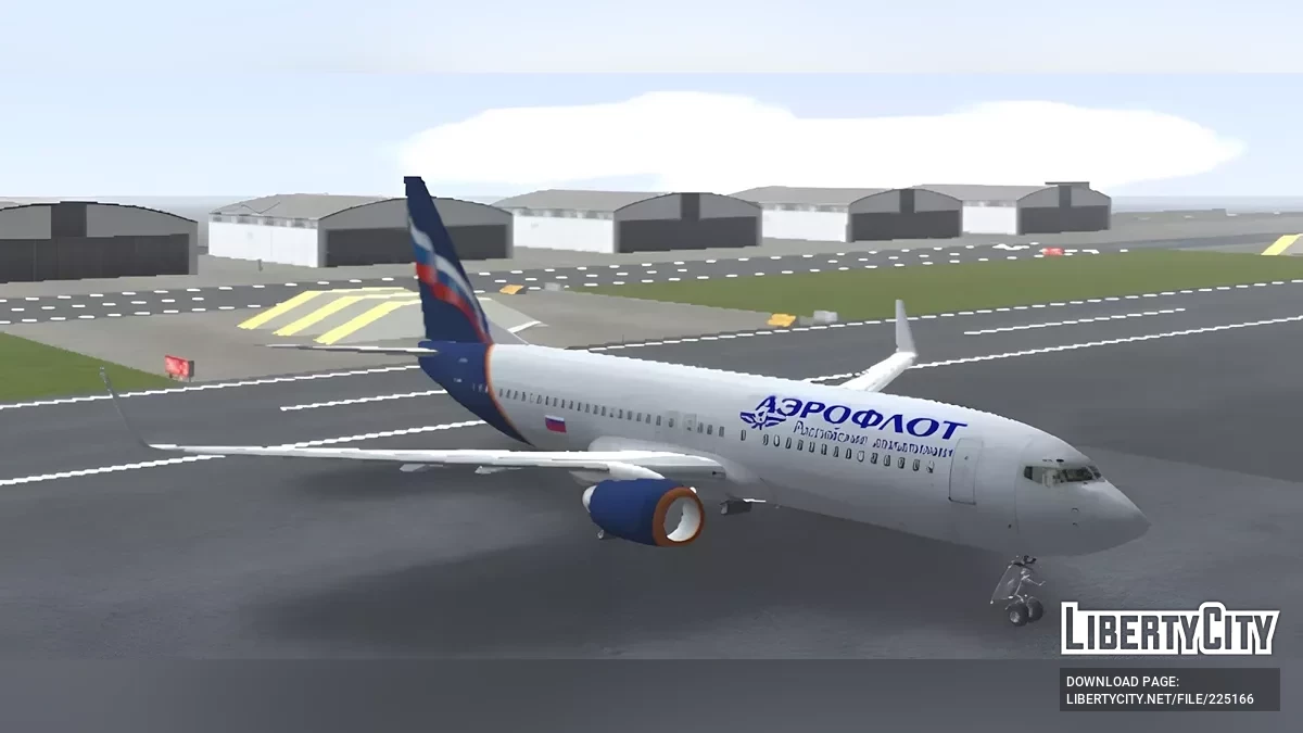 Aeroflot Boeing 737 / GTA San Andreas (iOS, Android)