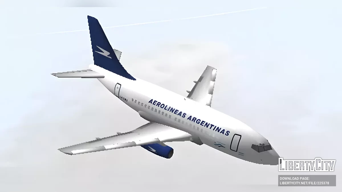 Aerolineas Argentinas Boeing 737-200 / GTA San Andreas (iOS, Android)