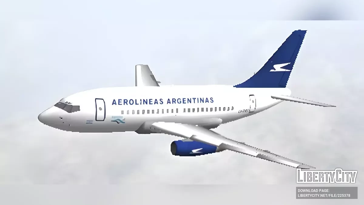 Aerolineas Argentinas Boeing 737-200 / GTA San Andreas (iOS, Android)